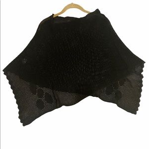 Vintage Women’s Asymmetrical Knitted Poncho
